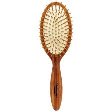 Fuchs Brushes Ambassador Hairbrushes Bamboo Large Oval Wood Pins 1 Brush Hair Brush Thick Hair Styles Wooden Hair Brush