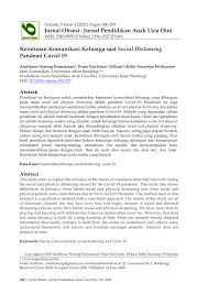 Variabel komunikasi bisnis yang pertama adalah variabel komunikator. Pdf Keintiman Komunikasi Keluarga Saat Social Distancing Pandemi Covid 19