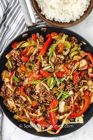 Remove beef from pan and set aside. Sesame Ground Beef Stir Fry Spend With Pennies