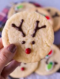 Then, separate it into bowls and tint the bowls different colors. Reindeer Cookies