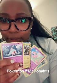My daughter has #pokemoncards from her @McDonald’s Happy Meals and was  wondering if we should keep saving them🤔 #mcdonalds #pokemon  #pokemonhappymeal #collectibles