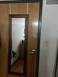 Vanity mirrors designed for placement over a sink or bathroom counter offer a clear view while you're completing your daily personal grooming. Mainstays Over The Door Mirror Bronze With Gold 17 X 53 Walmart Com Walmart Com