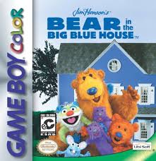 A coloring page of bear. Bear In The Big Blue House Gameboy Color Muppet Wiki Fandom