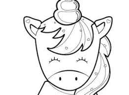 Disegni di kawaii da colorare stampa personaggi insoliti. Disegno Unicorno Kawaii Da Stampare Gratis E Colorare Per Bambini
