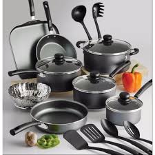 Nuestras baterías de cocina son fabricadas en aluminio, que después del oro, la plata y el cobre se las baterías de cocina cumplen con la función horno convirtiéndose en una excelente alternativa. Bateria De Cocina Tramontina Primaware Gris Antiadherente 18 Piezas Walmart En Linea