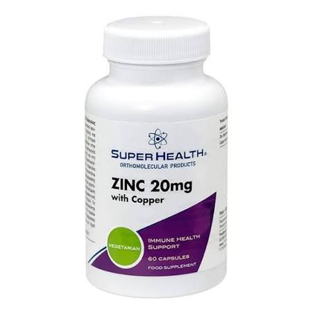 Zinc — 20mg 60 Tabs