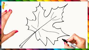 Generally these should be longer near the middle and get shorter as they go up or down the leaf. How To Draw An Autumn Leaf Step By Step Leaf Drawing Easy Leaf Drawing Leaf Drawing Easy Easy Drawings