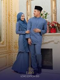 Ciri khas baju kurung ialah rancangan yang longgar pada lubang lengan, perut,. Set Couple Baju Melayu Patuh Syarie Design Collection Facebook