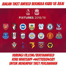 Ditandingi oleh 20 kelab, liga ini beroperasi sebagai sistem kenaikan pangkat dan penyingkiran dalam liga bola sepak inggeris (efl). Pakej Tiket Anfield Liga Perdana Inggeris Musim 2018 19 Berita Dari Anfield
