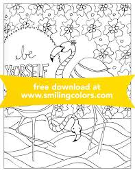 Flamingos are interesting creatures and make a fun coloring page subject. Flamingo Coloring Page Free Printable Coloring Video Tutorial