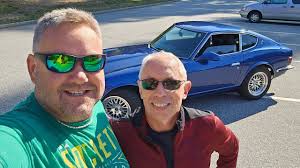 Meet Barry and his beautiful classic sports car, a Datsun 240Z