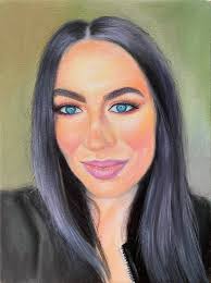 The self-portrait Painting by Anna Kuzmenko