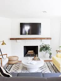 For me, that meant staining our fireplace white beforehand. Fireplace Ideas Mantel Styles For Today S Homes Maison De Pax