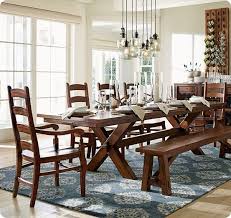 Melding functionality with modern design, tuscany extension function easily accommodates up to 8 people for when friends decide to pop by. Trestle Dining Table For 300 Knockoffdecor Com