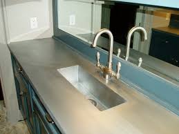 vanity with integral trough sink