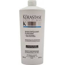 Kerastase Bain Exfoliant Purifiant Yagli Sac Derisi Icin Kepek Onleyici Sampuan 1000ml Hydratation Acide Salicylique