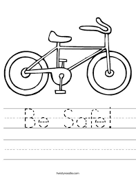 Free printable disney cars coloring pages for your little ones. Be Safe Worksheet Twisty Noodle