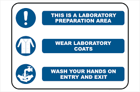 Having safety guardrails installed protects your workers, customers and anyone who enters your property. Laboratory Mandatory Ppe L1720 National Safety Signs