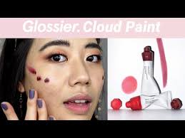 NEW Glossier Cloud Paint Shades SPARK and EVE Cheek Try On