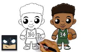 Dunk of the year | giannis antetokounmpo. How To Draw Giannis Antetokounmpo Milwaukee Bucks Youtube
