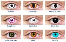 About 1% of these are eyeglasses frames, 39% are contact lenses, and 0% are sports eyewear. Non Prescription Colored Contact Lenses Black Out White Out Wolf Eye And Banshee Luv Colored Contacts Halloween Contacts Black Contact Lenses