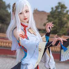 Shenli is a chracter in genshin impact. Game Genshin Impact Shenhe Shen Li Cosplay Costume Rolecosplay Com