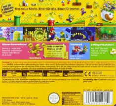 Nintendo 3ds xl super mario bros 2 gold edition system. New Super Mario Bros 2 Amazon De Games