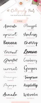 Calligraphy fonts are more artistic than the average font, often using a script style to emulate the look of handwriting. 18 Free Calligraphy Fonts Free Calligraphy Fonts Lettering Calligraphy Fonts