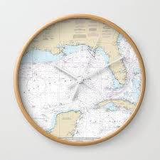 gulf of mexico nautical chart clock noaas official