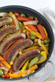 Quick And Easy Recipe For Italian Sausage Peppers And Onions Cooked On The Stovetop Use For Stuffed Peppers Sausage Recipes For Dinner Italian Recipes Easy
