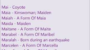 Home / female cat names starting with m. Christian Baby Girl Names M Youtube