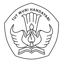 Kalimat yang terdiri dari tiga suku kata ini juga memiliki tiga ciri. Kementerian Pendidikan Logo Tut Wuri Handayani Smp