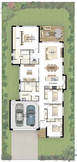 Coral Homes Avoca Series Features Narrow House Plans Floor Plans Long House