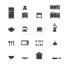 Then copy the html code for the icon you wish to use. Kitchen Icon Set Stock Vector Illustration Of Accessories 43309112