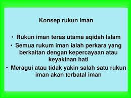 Yang diciptakan di alam ini adalah malaikat. Rukun Iman Konsep Rukun Iman Video Kuliah Agama Facebook