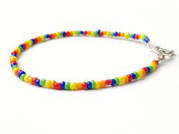 Rainbow Seed Bead Bracelet Dainty Pride Bracelet Everyday Etsy Seed Bead Bracelets Beaded Bracelets Pride Bracelet