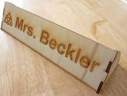 Daneben fungiert sie aber auch co2 laser cutter für großformatige materialien. Laser Cut Desk Name Plate Template Pdf File Free Download 3axis Co