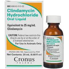 Clindamycin Antibiotic Drops Pet Vm