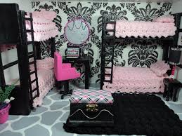 Doll Crafts How To Make A Monster High Doll Bedroom Or Dorm Room Barbie Bedroom Barbie Bedroom Set Monster High Bedroom Decor