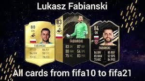 21 września 2010 pierwszy raz w sezonie. Lukasz Fabianski Fifa10 To Fifa21 Alls Fifacards All Futcards In His Career Youtube
