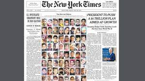 The new york times company does not sell personal information of its readers as the term sell is traditionally understood. They Were Just Children New York Times Runs Frontpage Collage Of Gaza S Youngest Victims The Daily Star