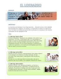 Un líder autocrático asume la responsabilidad de las acciones tomadas y es el que toma las decisiones por su cuenta, pero ¿eso resulta efectivo?, quédate y nutre te de información nueva. Calameo El Liderazgo