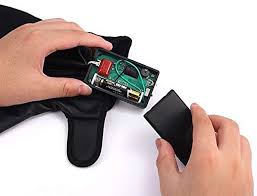 Ex games electric shock gloves for tens/ems machine electro shock therapy gloves electricity conductive gloves with cable. These Self Defense Stun Gun Gloves Shock Attackers By Simply Grabbing Them