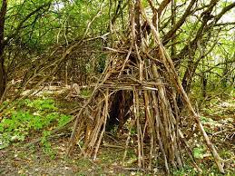 Take the hanging rope and wrap it around the teepee to keep it all together. Stick Teepee Teepee Outdoor Stick Teepee Backyard Fort