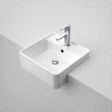 Mh13 square shower head 250*250mm. Carboni Ii Semi Recessed Basin Caroma