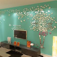 Diy 3d Riesiger Baum Paar Wandtattoos Wandaufkleber Kristall Acryl Malen Wanddeko Wandkunst L Silber Links Amazon De Kuc In 2020 Wandtattoos Wand Dekor Haus Deko
