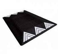 Coussin berlinois caoutchouc - L x l x H: 300 x 180 x 6,5 cm - Rouge ou noir