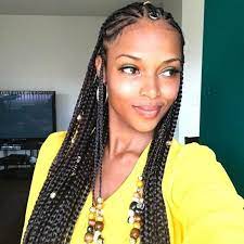Ready to finally find your ideal haircut? Get Ready For Summer With These Looks Click For The Top 10 Summer Braid Hairstyles For Black Wome Goddess Braids Hairstyles Hair Styles Braids For Black Women