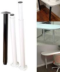 Amazon Com Furniture Legs Bar Table Feet Table Feet Adjustable Telescopic Supporting Foot Heavy Metal Diy White Black 1p Furniture Legs Bar Table Furniture