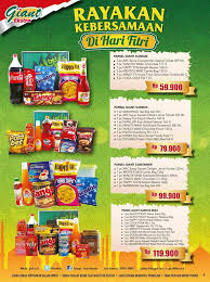 .paket lebaran sembako 2017 terbaru bisa anda temukan pada laman disini. Giant Katalog Parcel Lebaran 2018 Di Giant Ekstra S D 20 Juni 2018 Promosi247 Promosi Katalog Dan Diskon Tokopedia Superindo Indomaret Giant Ovo Gopay Dll